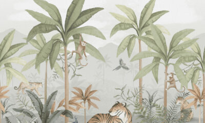 borastapeter pilttapeet wild forest mural 6943 (kopeeri)