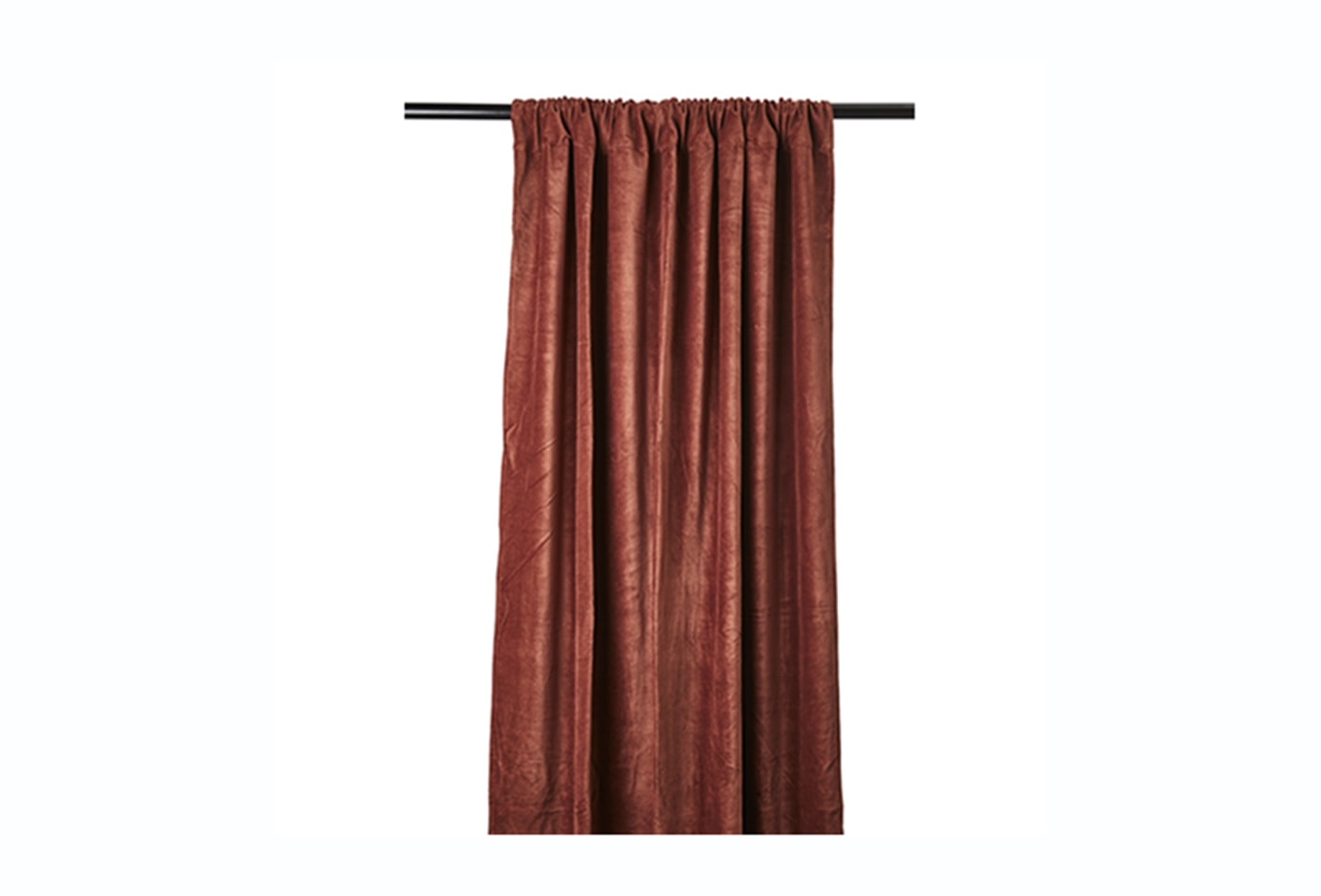 Sametkardin bordoopunane, laius 115cm x H250cm
