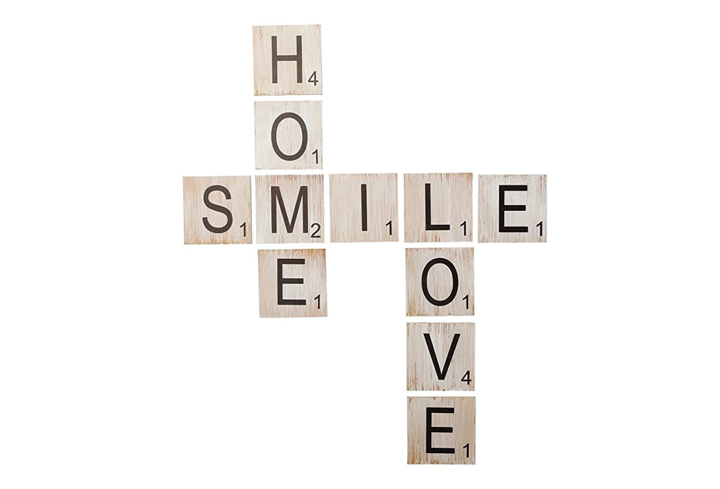 Seinadekoratsioon Home, Smile, Love