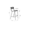 ZUIVER Jort counter tool must/naturaalne