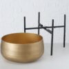 Lillepott alusega messing