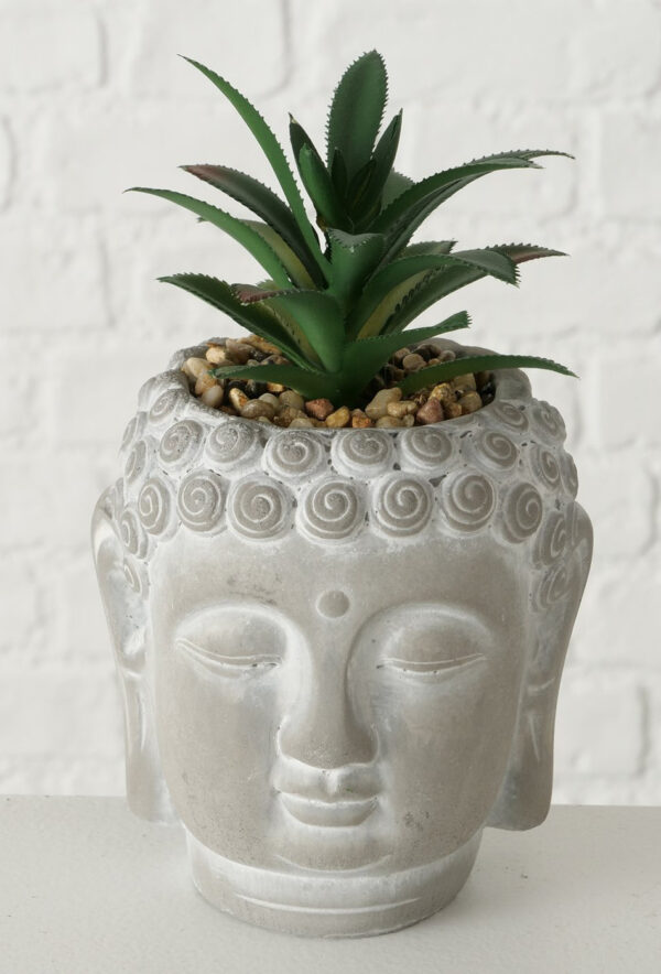 Buddha lillepott kunsttaimega