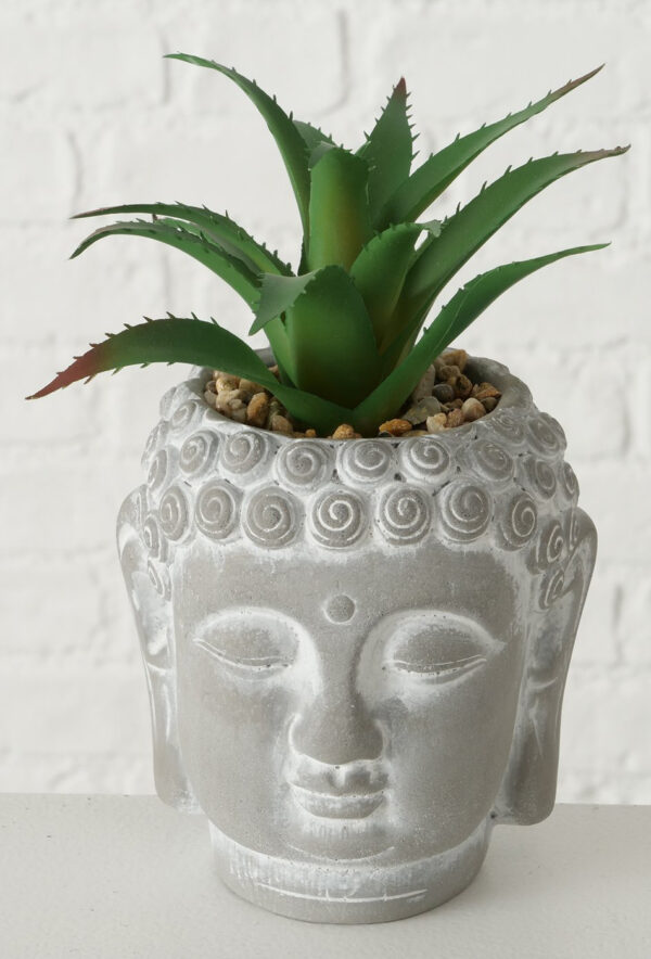 Buddha lillepott kunsttaimega
