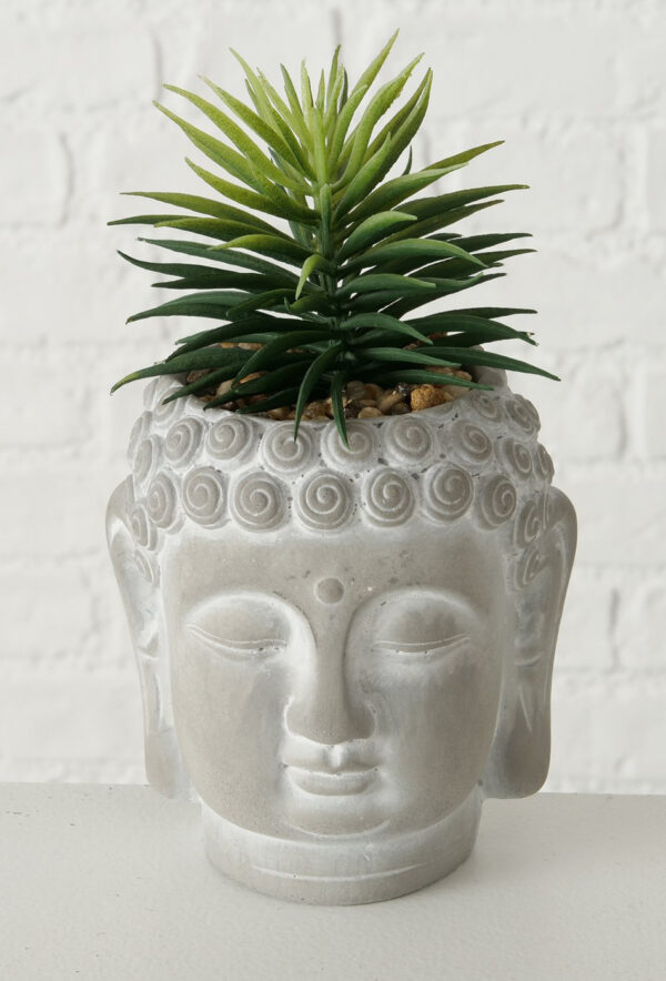 Buddha lillepott kunsttaimega