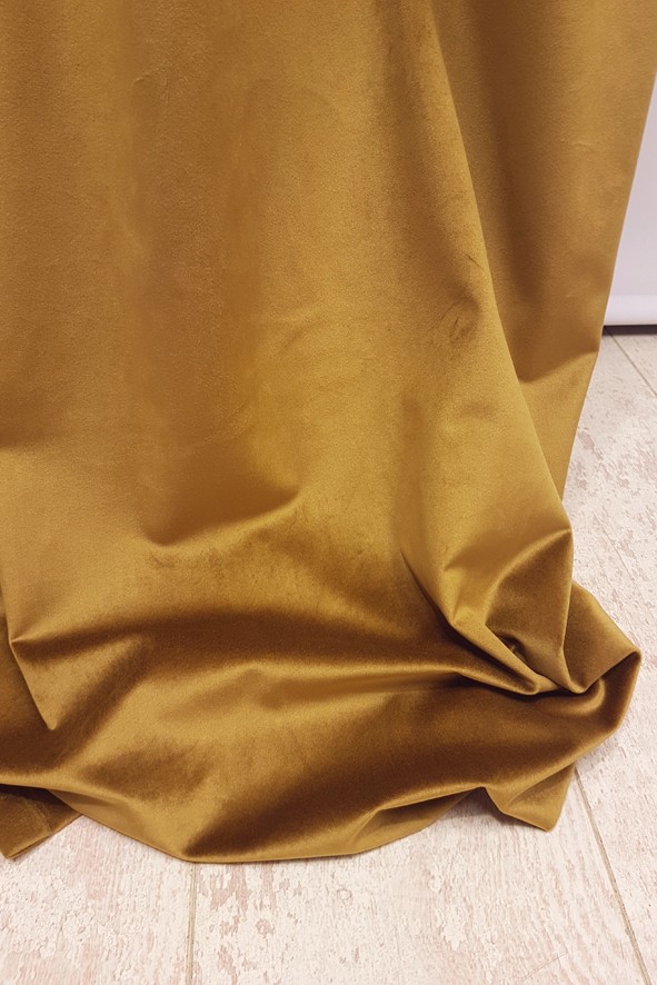 Sametkardin Alicante sinepikollane, laius 140cm - erinevad kõrgused