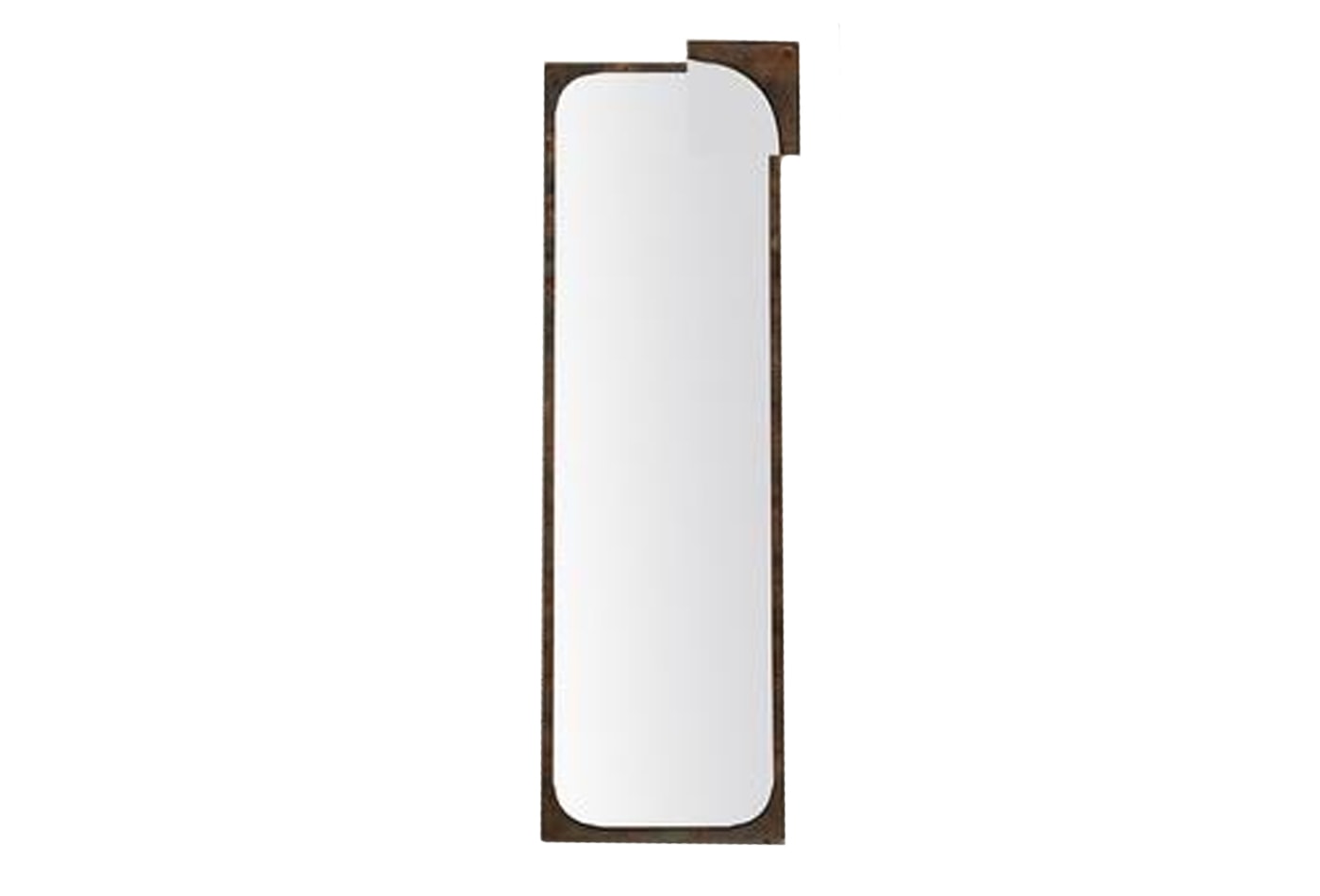 Peegel antiikmessing raamiga 40x140