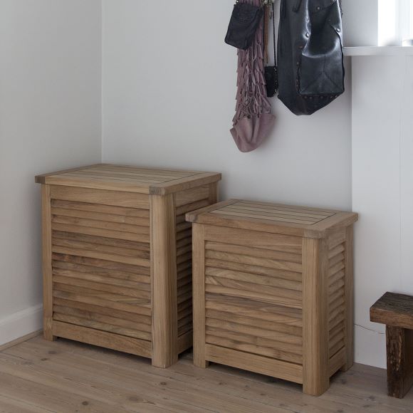Pesukast tiikpuidust 45x30x48
