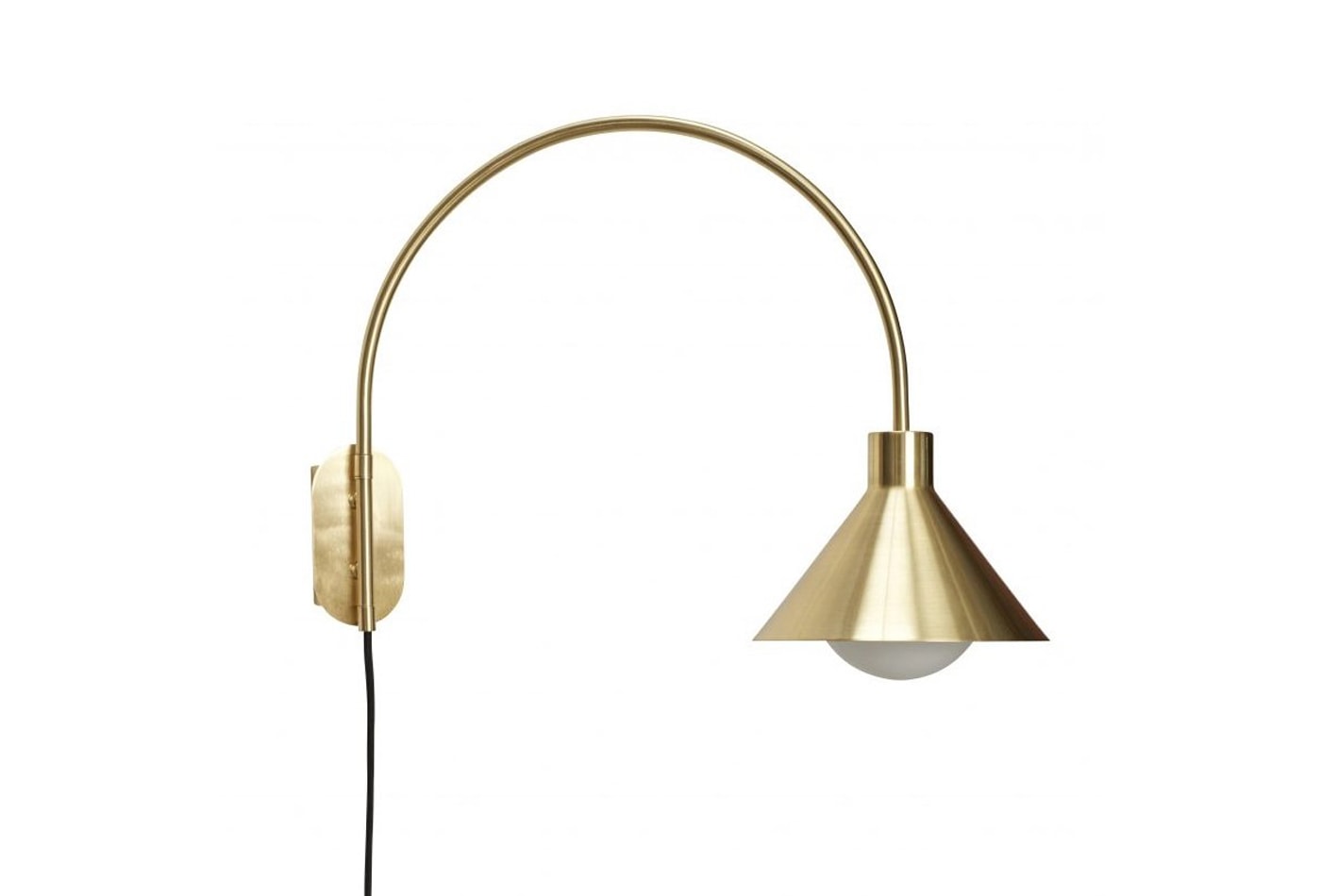 Hübsch seinavalgusti brass