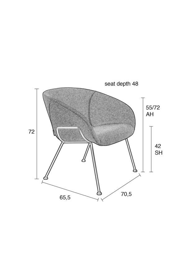 Zuiver lounge tool Feston