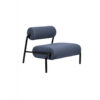ZUIVER Lekima Lounge chair tumesinine
