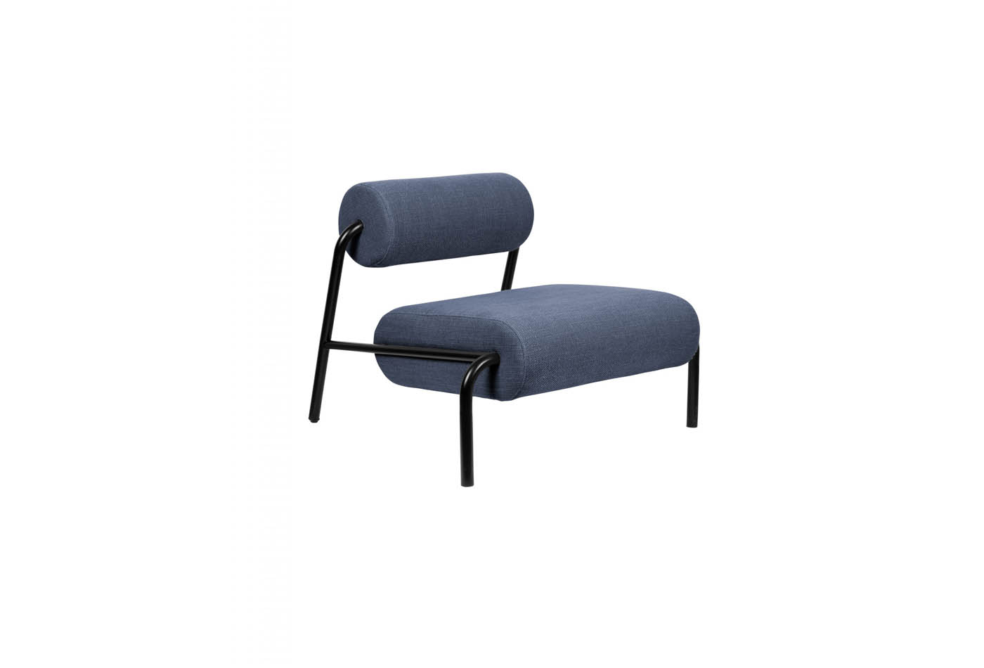 ZUIVER Lekima Lounge chair tumesinine