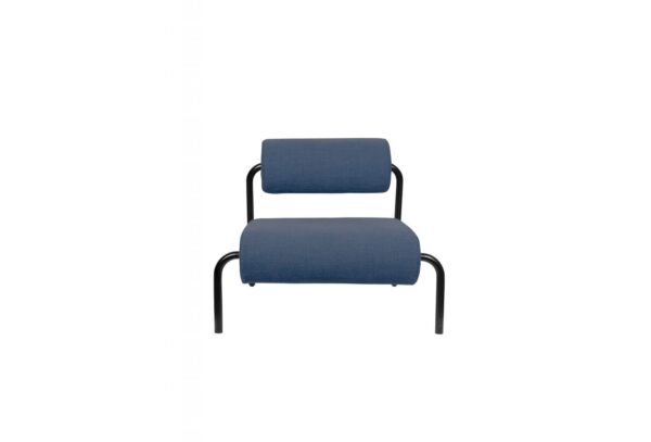 ZUIVER Lekima Lounge chair tumesinine