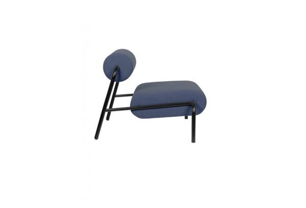 ZUIVER Lekima Lounge chair tumesinine