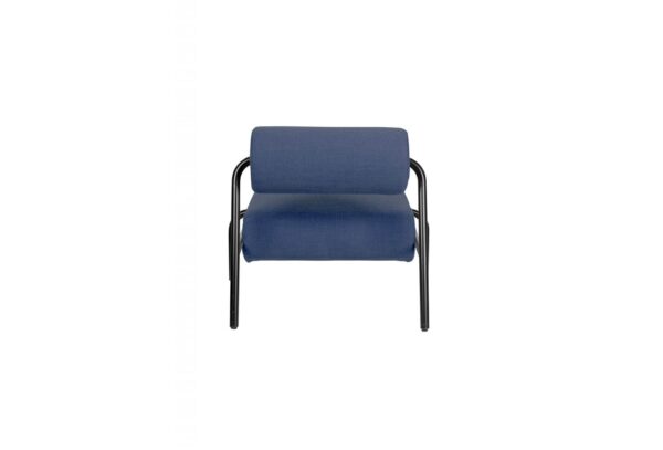 ZUIVER Lekima Lounge chair tumesinine