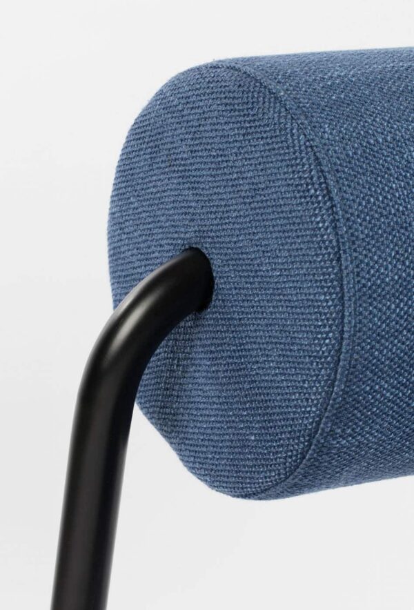 ZUIVER Lekima Lounge chair tumesinine