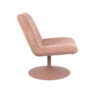 ZUIVER Bubba Lounge tool roosa