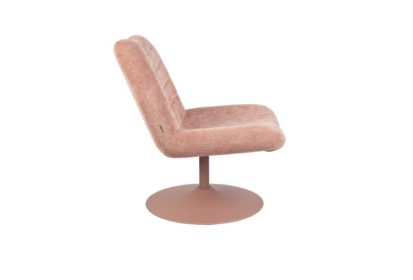 ZUIVER Bubba Lounge tool roosa