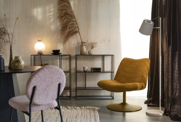 ZUIVER Bubba Lounge tool roosa