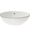 BC* kauss valge, väikese südamega 17cm