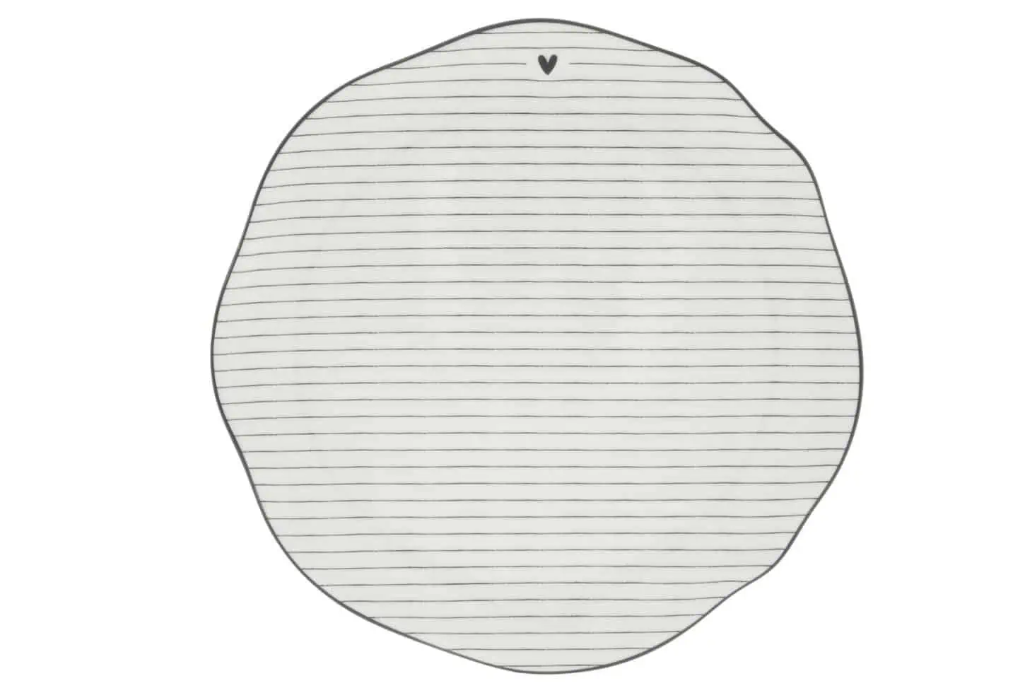 BC* taldrik triibuline, südamega 23cm
