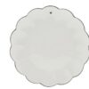 BC* taldrik, musta südamega, laineline serv 19cm