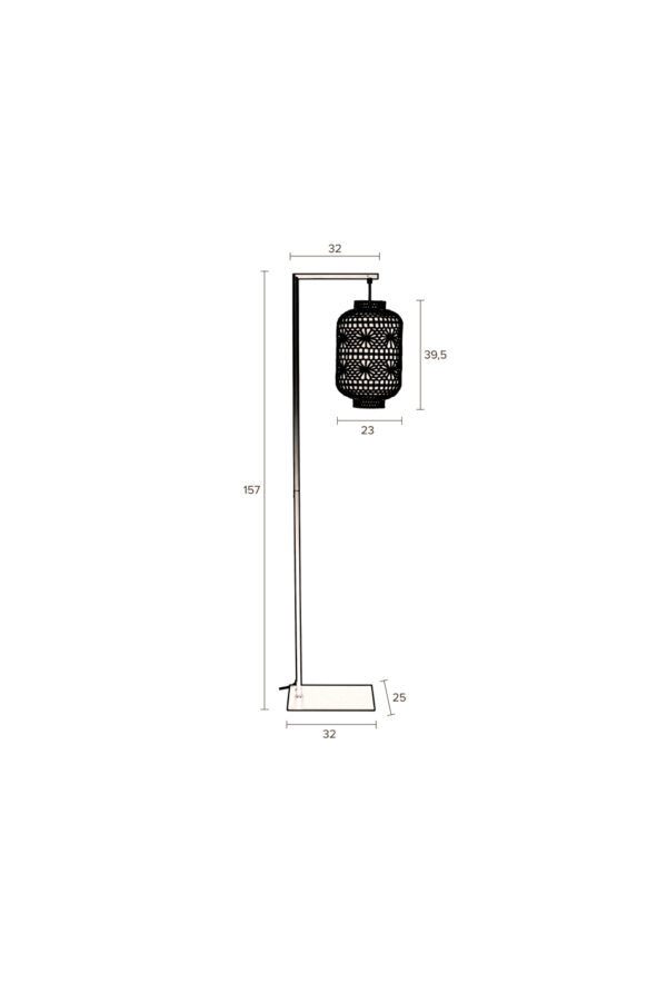 Dutchbone laevalgusti Ming ümar ´45