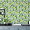 Baubauwall fliistapeet Ripe Lemon Yellow Wedges 51100024