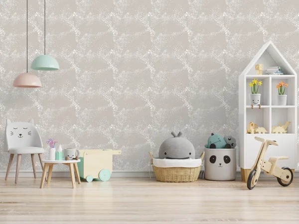 Baubauwall fliistapeet Dotty Dots 51100066