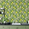 Baubauwall fliistapeet Ripe Lemons white Wedges 51100085