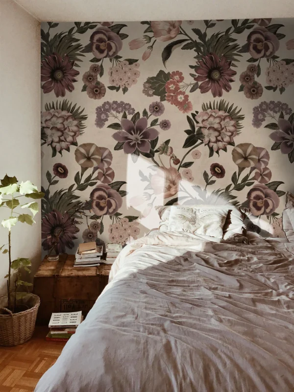 Baubauwall fliistapeet Vintage Flowers 51100146