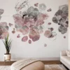 Baubauwall pilttapeet Watercolor Eurhythmics 51200097 roosa