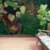 Baubauwall pilttapeet Fight between a Tiger and a Buffalo 51200172