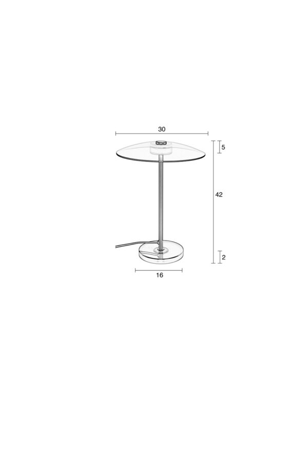 Zuivet laualamp Float
