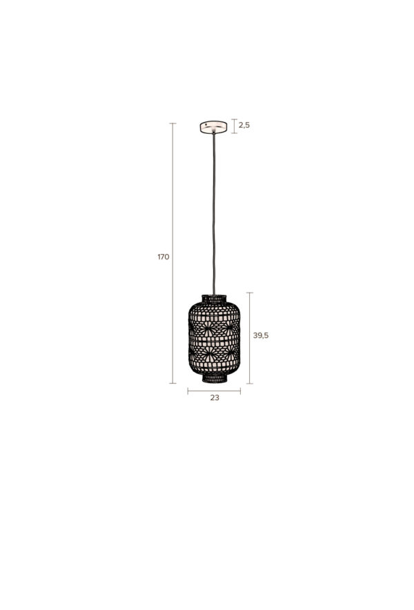 Dutchbone laevalgusti Ming ümar ´45
