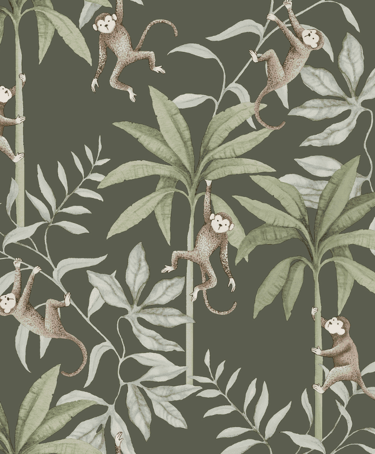 Borastapeter fliistapeet Jungle Friends 6935