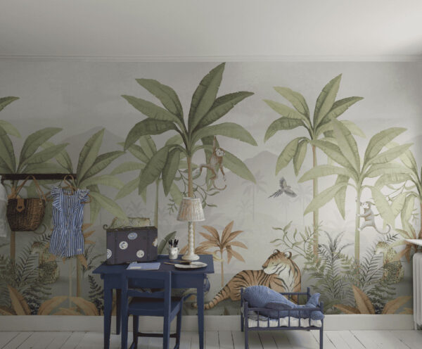 Borastapeter pilttapeet Wild Jungle Mural 6945