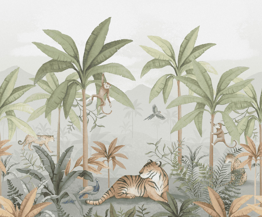 Borastapeter pilttapeet Wild Jungle Mural 6945