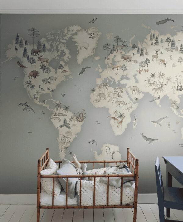 Borastapeter pilttapeet Little Explorer Mural 6946