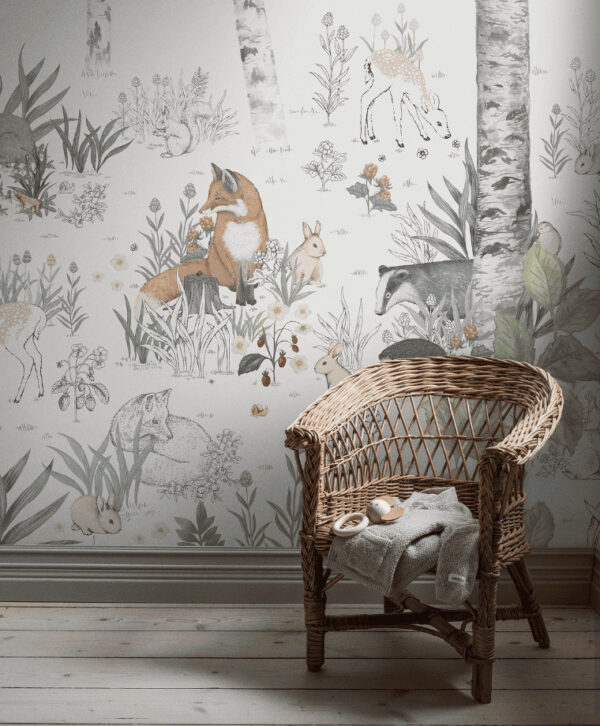 Borastapeter pilttapeet Magic Forest Mural 7481