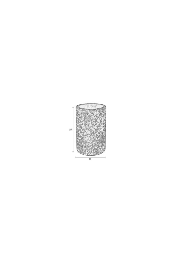 ZUIVER Fajen vaas Terrazzo roosa
