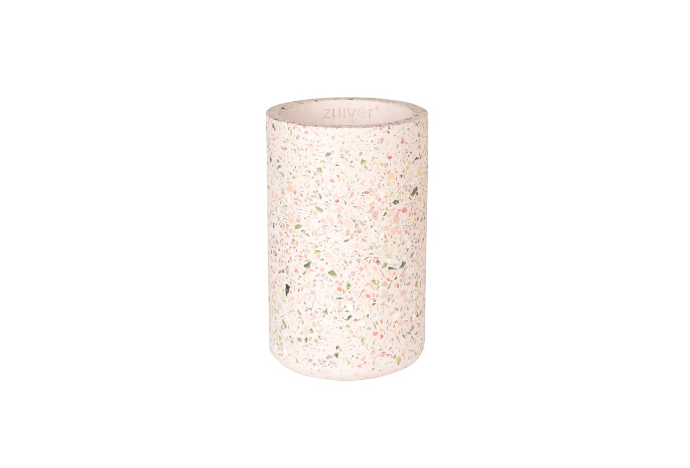 ZUIVER Fajen vaas Terrazzo roosa