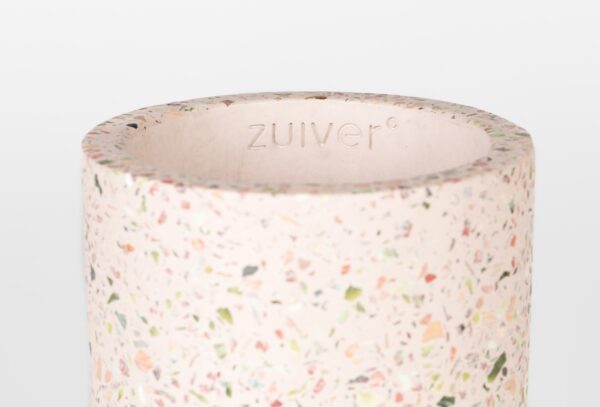 ZUIVER Fajen vaas Terrazzo roosa