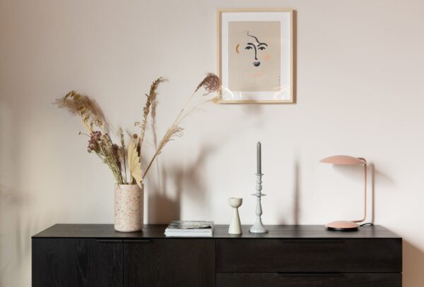 ZUIVER Fajen vaas Terrazzo roosa
