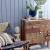 Bloomingville tool Grant Lounge Chair, tiigipuu