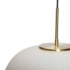 Hübch laelamp klaasist, valge, S L