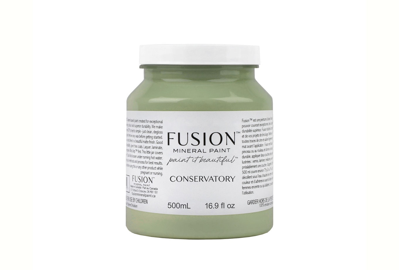 Fusion mineraalvärv Conservatory, 500 ml
