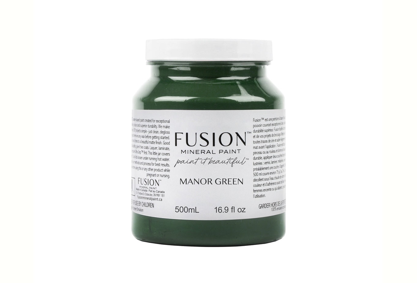 Fusion mineraalvärv Manor Green, 500 ml