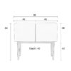 ZUIVER High on Wood kummut, S