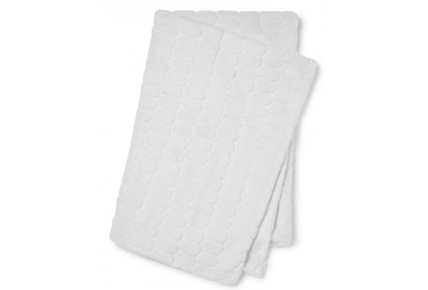 Skinnwille pleed valge