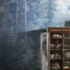 Rebel Walls fototapeet GREEN WOOD MIST R19230